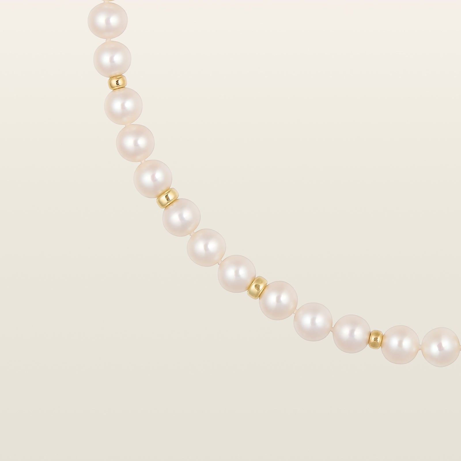 Collier perles et or