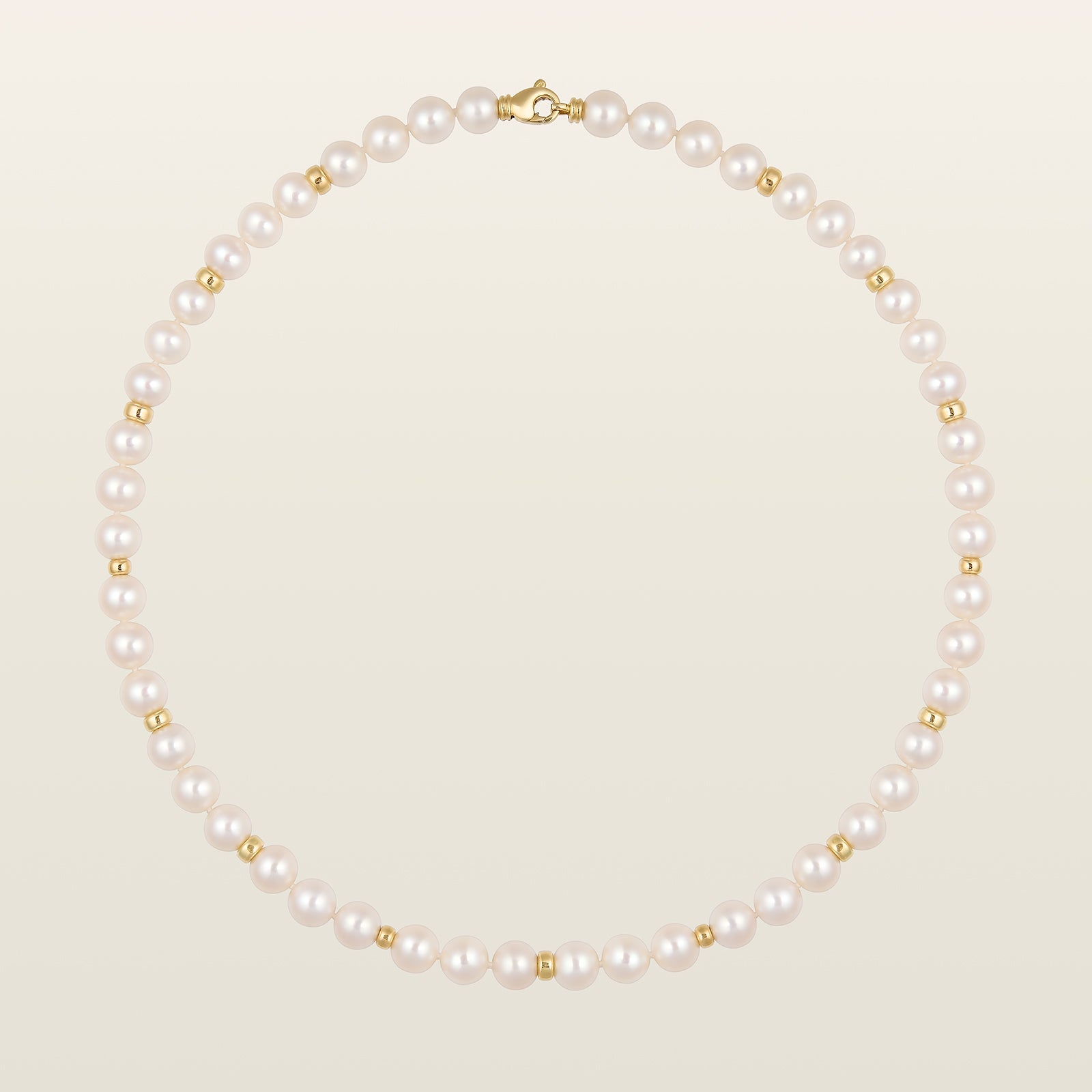 Collier perles et or