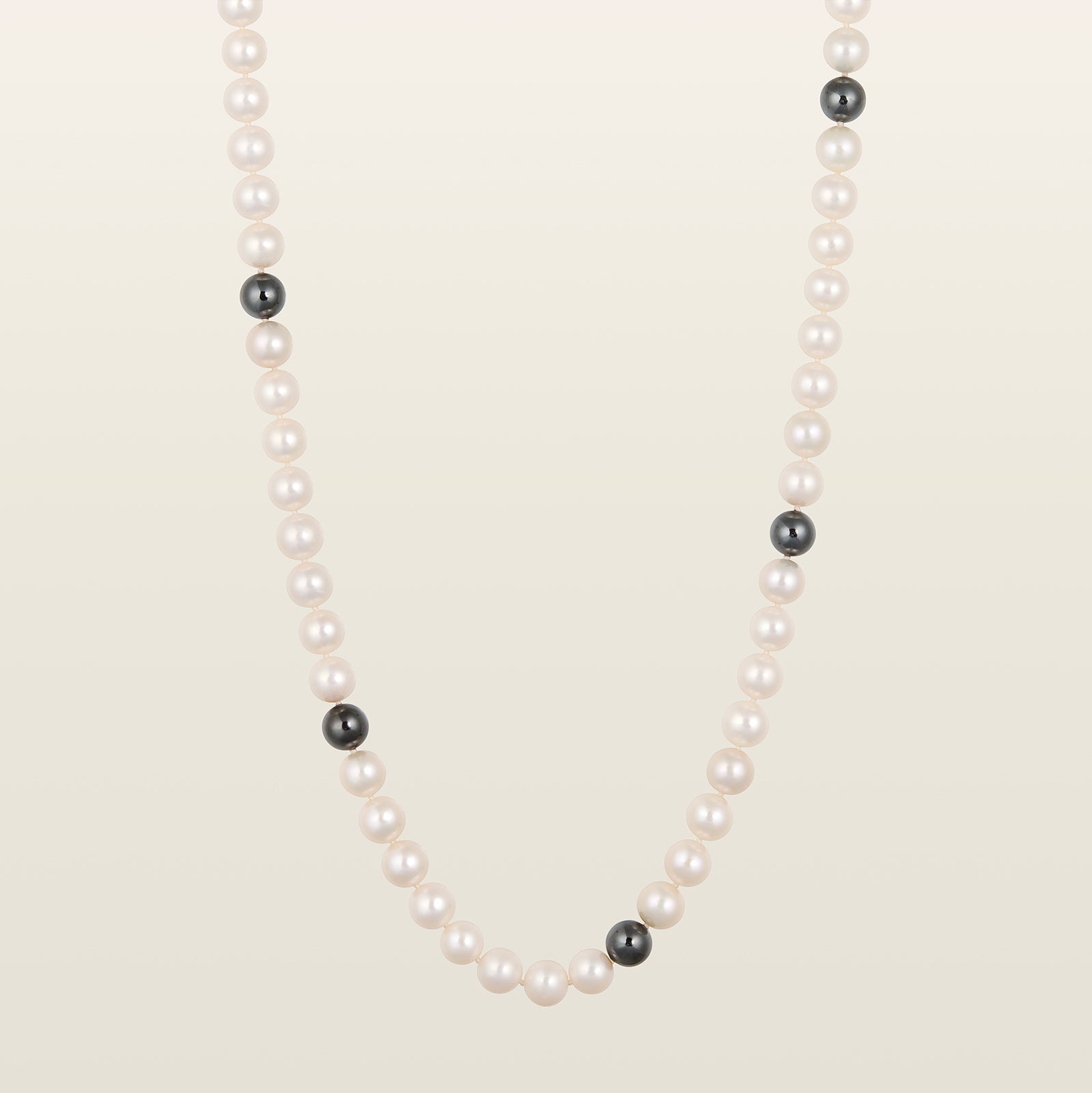 Collier perles et hématites