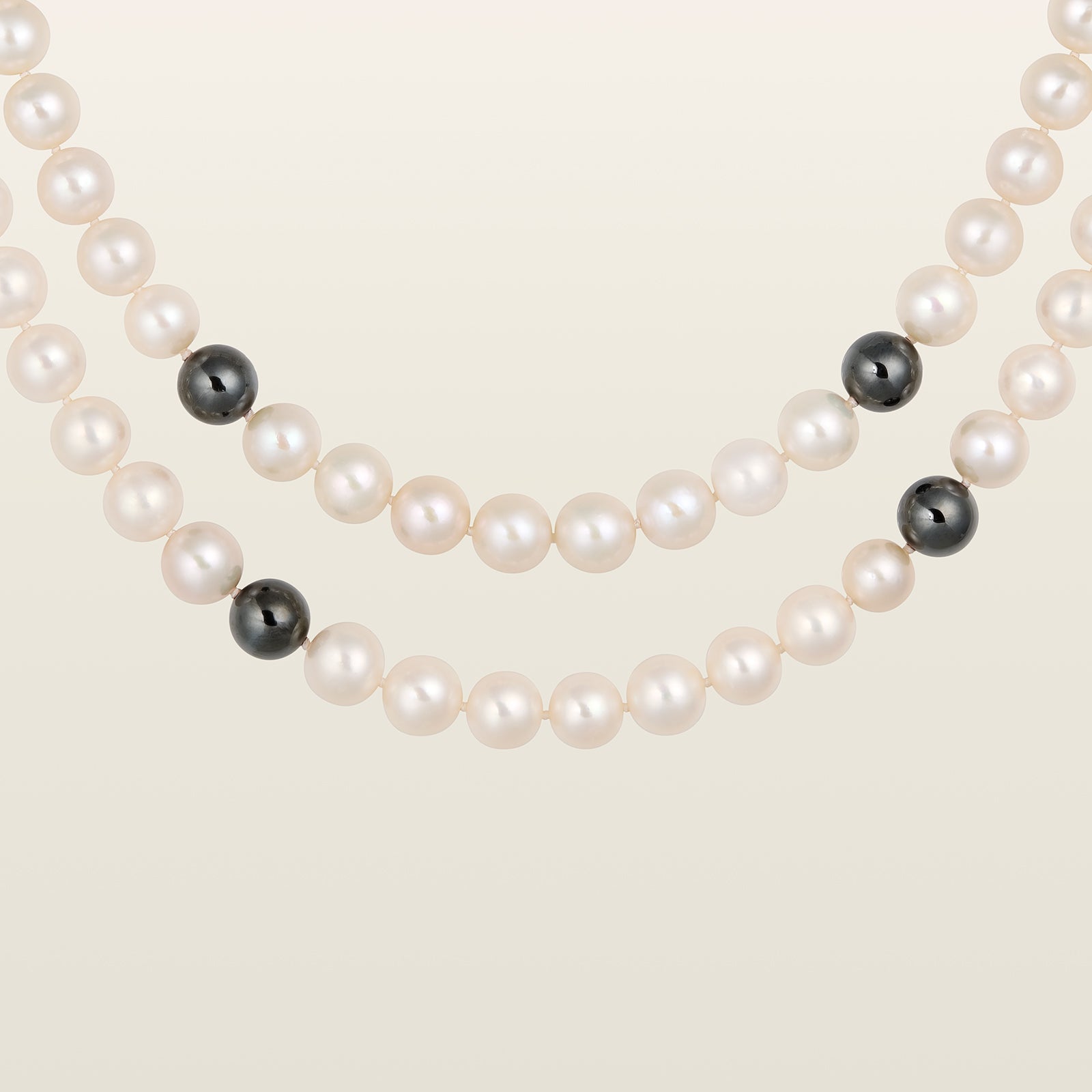 Collier perles et hématites