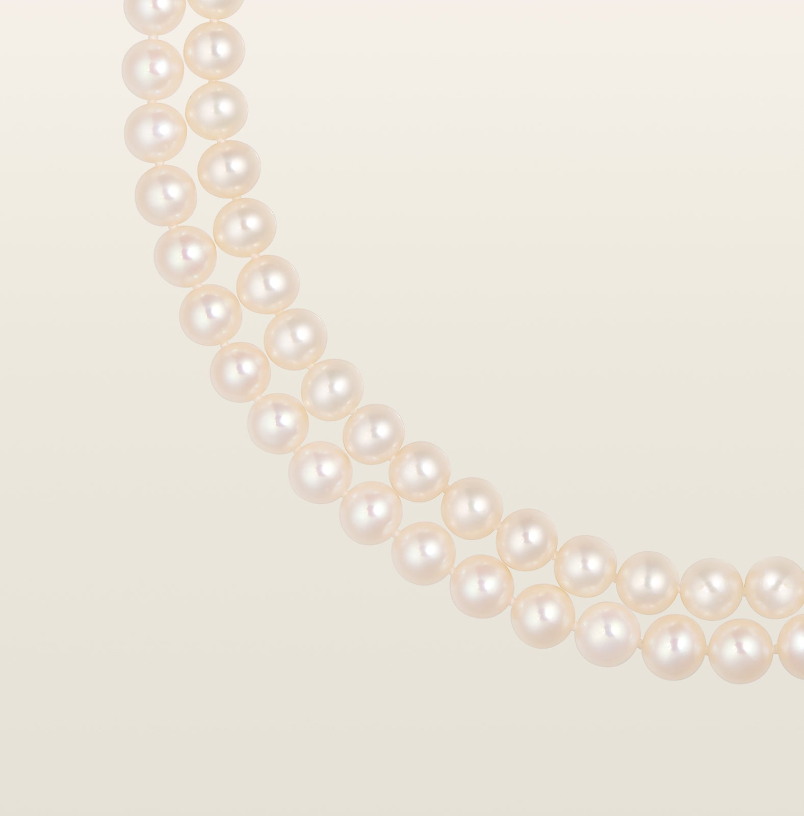 Perles eau douce double rang