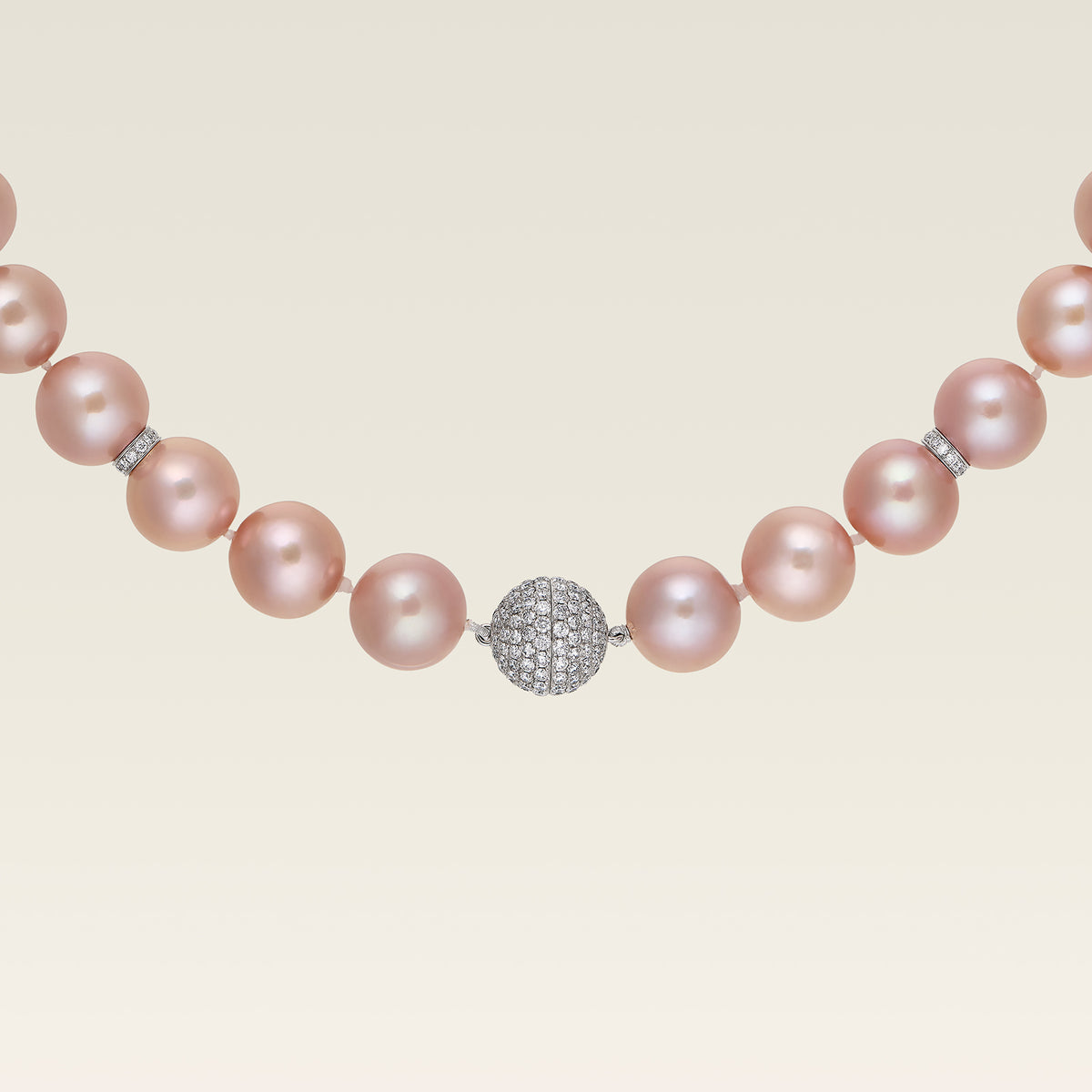 Collier carrousel rose