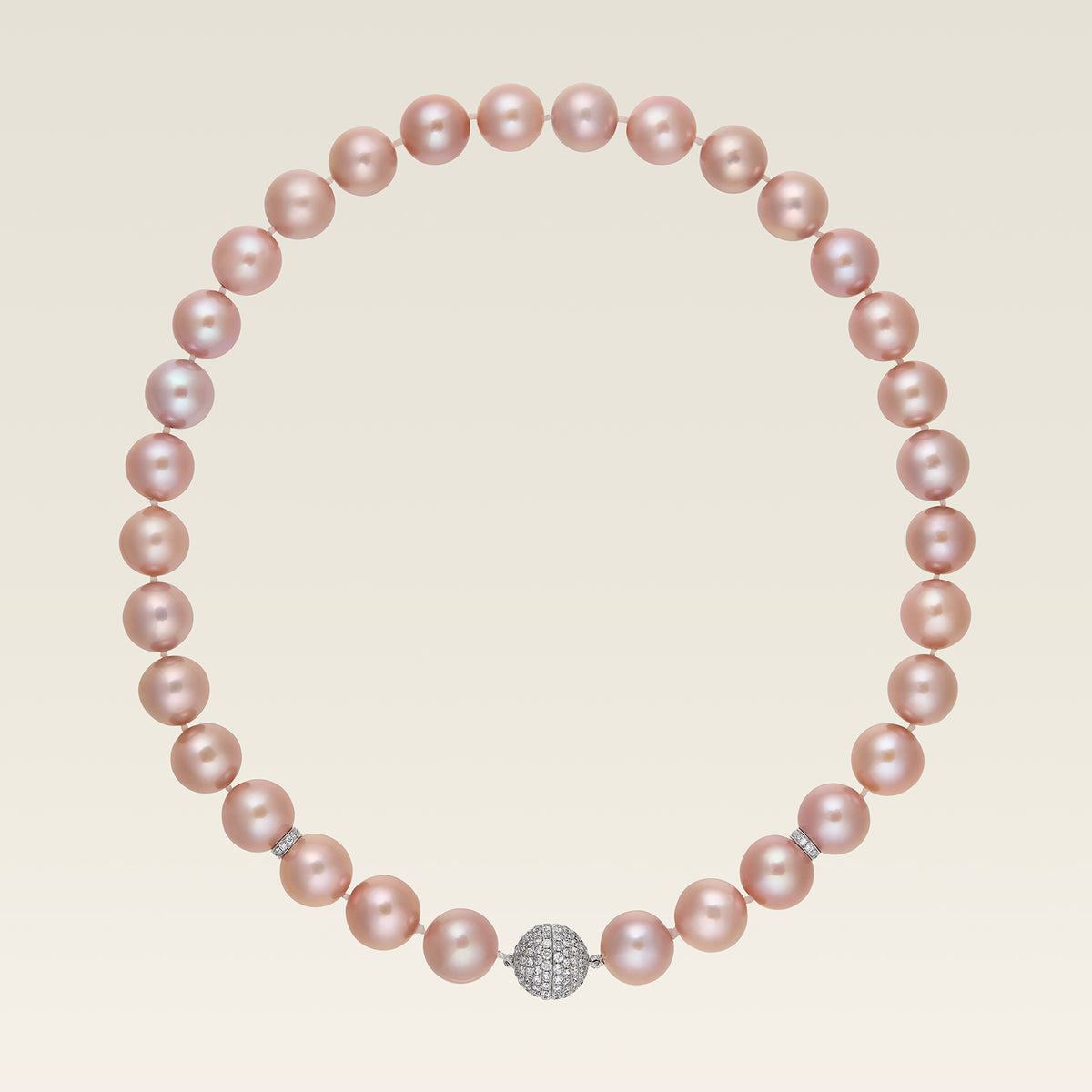 Collier carrousel rose