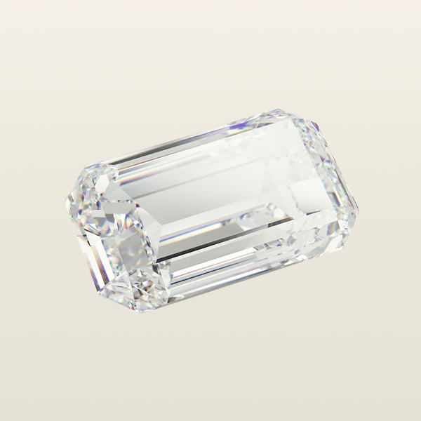 Diamant naturel taille émeraudeUne sélection Arnaud Pellegrin - Pellegrin