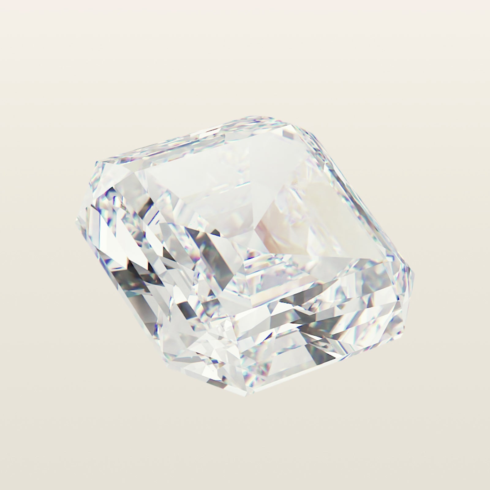Diamant naturel taille émeraude carréeUne sélection Arnaud Pellegrin - PF