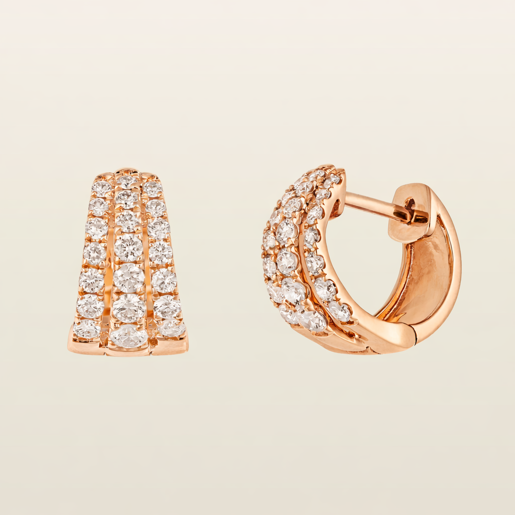 HéraBoucles d'oreilles, or, diamants - VEND