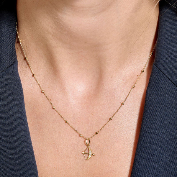 ZodiaquePendentif, or, diamant - GIGI